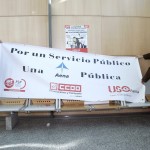 Concentración en el Aeropuerto de Valladolid